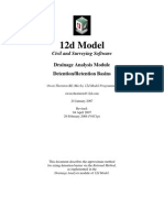 12d Drainage Analysis Detention Basins