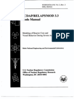 Modeling of Reactor Core and Vessel Behavior During Severe Accidents