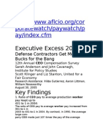 Poratewatch/paywatch/p Ay/index - CFM: Executive Excess 2005