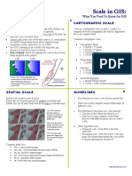 Scale in GIS