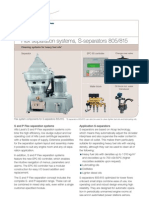 Flex Separation Systems S Separator 805 815