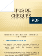 Tipos de Cheques