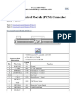 Power Train Control Module (PCM) Connector End Views