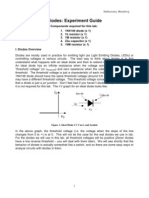 Diodes: Experiment Guide