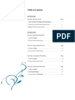 MHA Group Proposal TOC