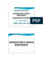 Chap 2 Organisation Du Service Maintenance - Connaissance Du Matériel (Lecture Seule) (Mode de Compatibi