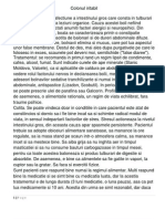 Colonul Iritabil Este o Afectiune A Intestinului Gros Care Consta in Tulburari Motorii Si Secretorii Fara Leziuni Organice