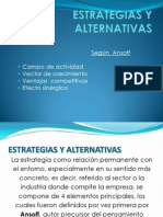 Estrategias y Alternativas