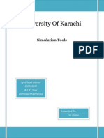 Simulation Tools in Chemical Engineering