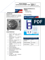 Ficha Tecnica Autoclave Automat 15000