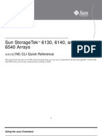 Sun StorageTek™ 6130, 6140, 6540 Quick Cli Guide