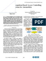 Fingerprint Recognition-Based Access Controlling System For Automobiles