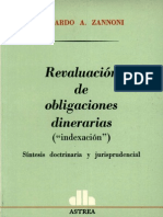 Zannoni Eduardo - Revaluacion de Obligaciones Diner Arias