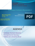 Estrategias Sanitarias Nacionales: Inmunizaciones, Esquema de Vacunación Nacional, Prevención de Enfermedades Infecciosas