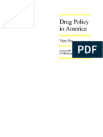 Drug Policy in America: Vijay Raj