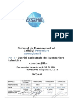 PO-4-01 Lucrari Cadastrale de Inventariere Tehnica A Constructiilor