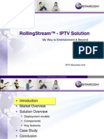 Rollingstream™ - Iptv Solution: My Way To Entertainment & Beyond