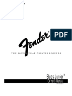 Fender Blues Junior Owner's Manual