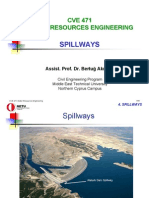 CVE471 Lecture Notes 4 - Spillways