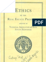 1913 Code of Ethics of The National Association of REALTORS®