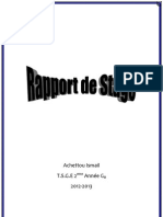 Rapport de Stage