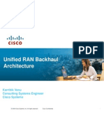 Unified RAN Backhaul Architecture