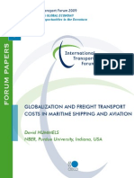 Globalization and Freight Transport Costs in Maritime Shipping and Aviation