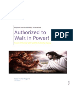 Authorized To Walk in Power!: Kingdom Restorer's Ministry International