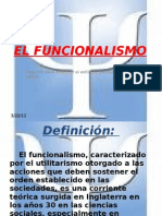 El Funcionalismo