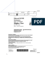 GCSE Maths Paper 4 (Calculator) - Higher Tier