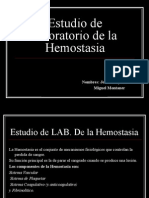 Estudio de Lab de La HeMostAsia