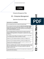 E2 - Enterprise Management