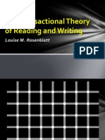 The Transactional Theory of Reading and Writing