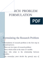 Research Problem