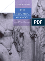 Roisman Joseph - The Rhetoric of Manhood. Masculinity in The Attic Orators