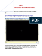 Autocad Interface and Preliminary Settings