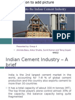 A Look Into The Indian Cement Industry Presentation