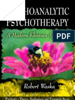 Psychoanalytic Psychotherapy-Modern Kleinian Approach - Waska