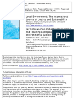 Local Environment: The International Journal of Justice and Sustainability