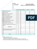 Hoa Thong E& R Co., LTD.: Summary Sheet