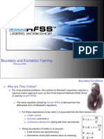 Boundary and Excitation Training: February 2003