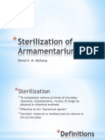 Sterilization of Armamentarium