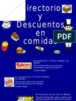 Presentación Comidas