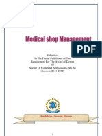 Online Medical Shop Management