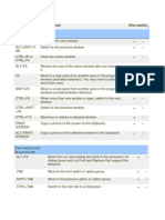 MS Word 2007 Shortcut Keys