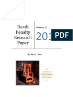 Death Penalty Research Paper