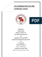 Appellate Jurisdiction of The Supreme Court