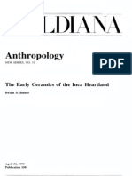 The Early Ceramics of The Inca Heartland - Brian S. Bauer