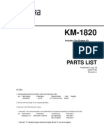 Parts List: Includes: Fax System (K)