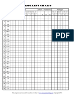 Progress Chart PDF